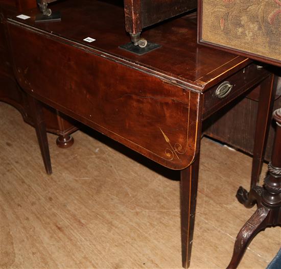 Regency mahogany pembroke table